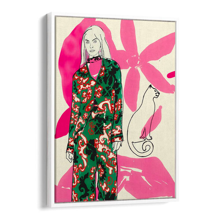 Vibrant artwork featuring fashion illustration from CATWALK NO III, PORTRAITS & FIGURATIVE ILLUSTRATIONS collection.