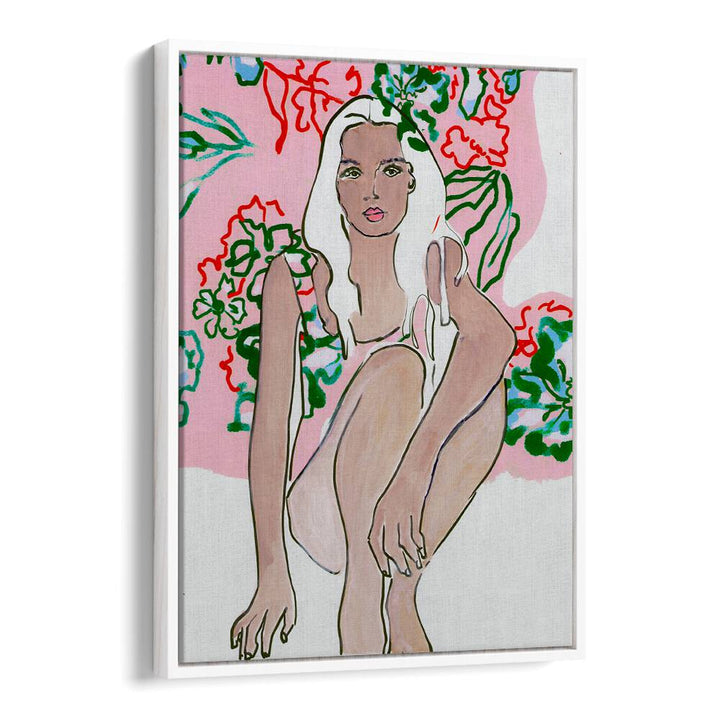 Stunning VENUSIAN SUMMER, PORTRAITS artwork featuring elegant figurative illustrations in vibrant colors.