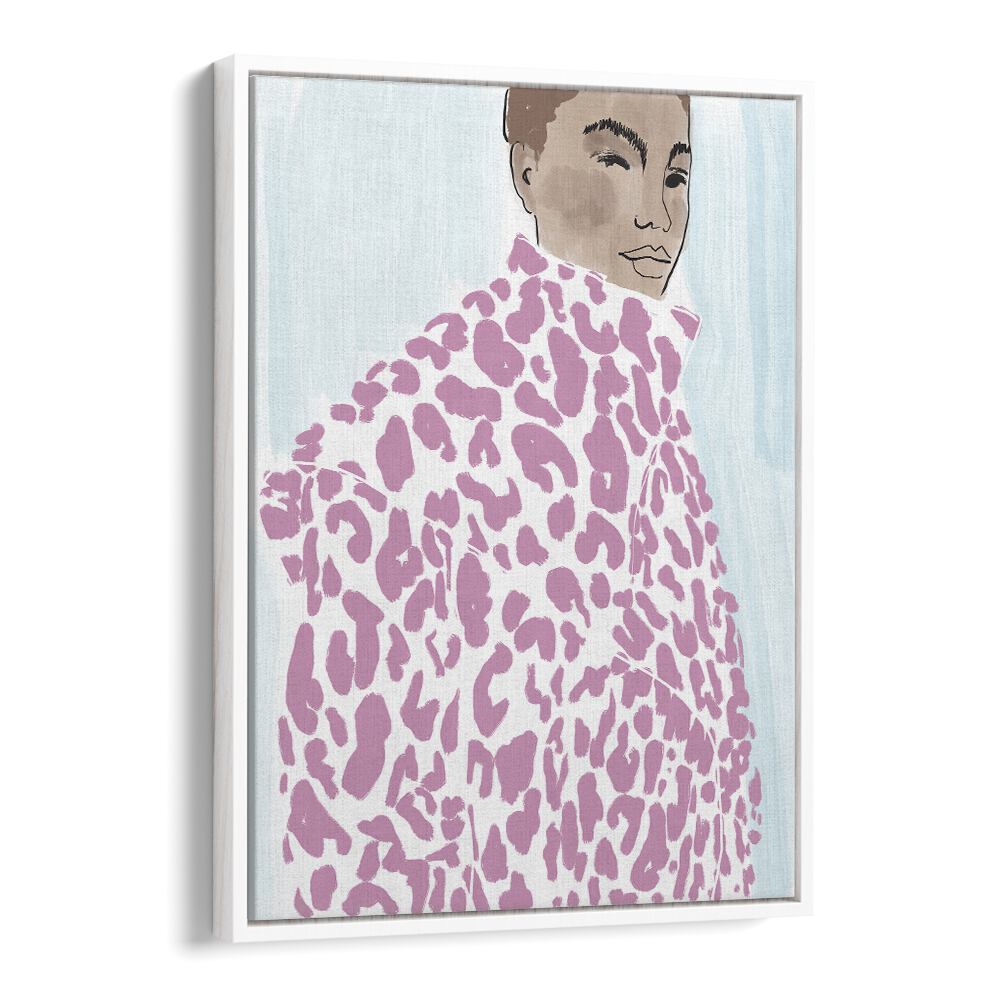 Elegant portrayal featuring a stylish model in a vibrant pink coat, showcasing the collection PINK COAT, PORTRAITS.