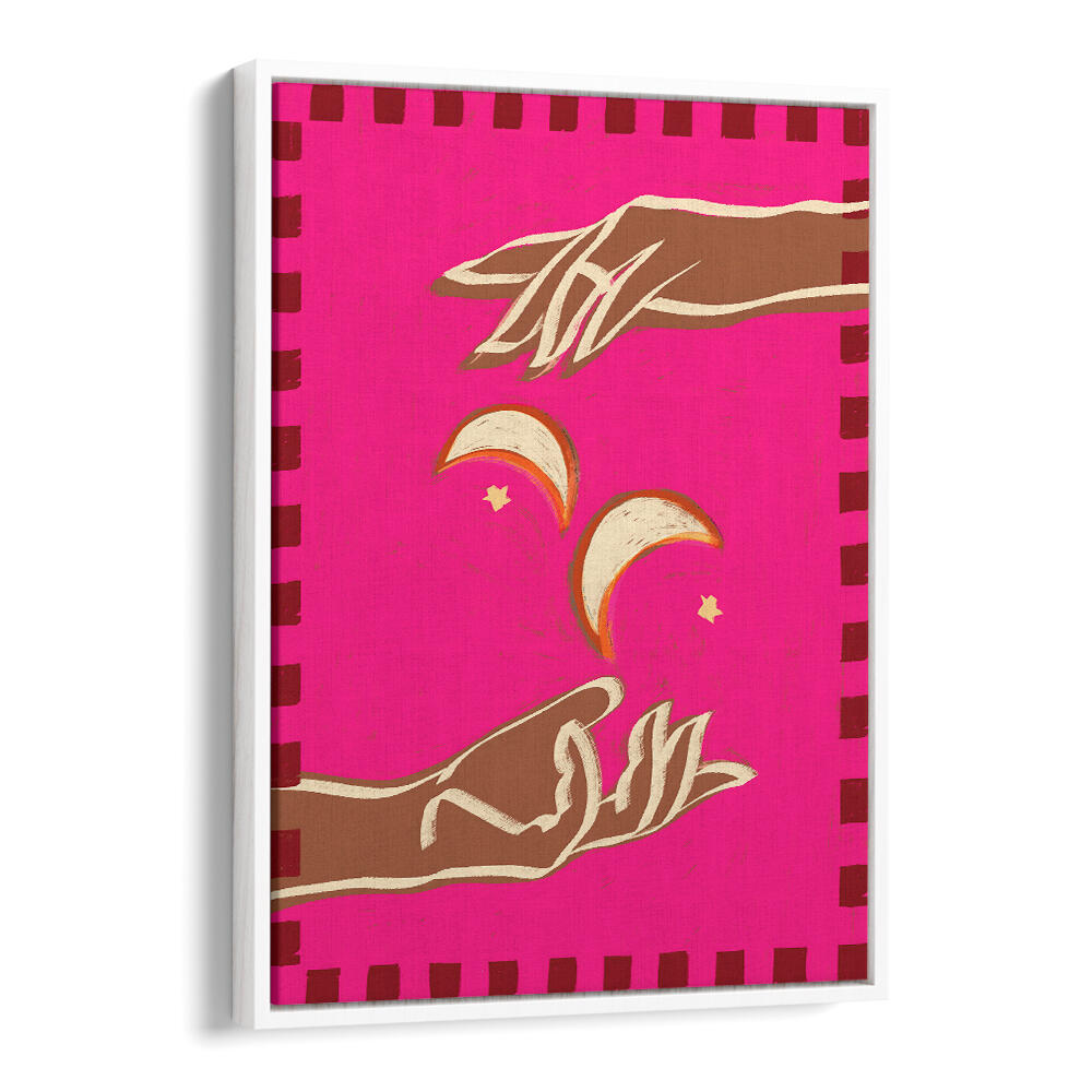 A COUPLE OF MOONS , BOHO ART PAINTINGS