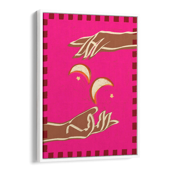 A COUPLE OF MOONS , BOHO ART PAINTINGS