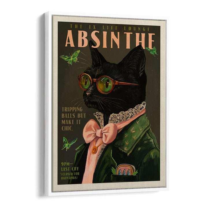 ABSINTHE CAT ALCOHOL , BAR & CAFE ART