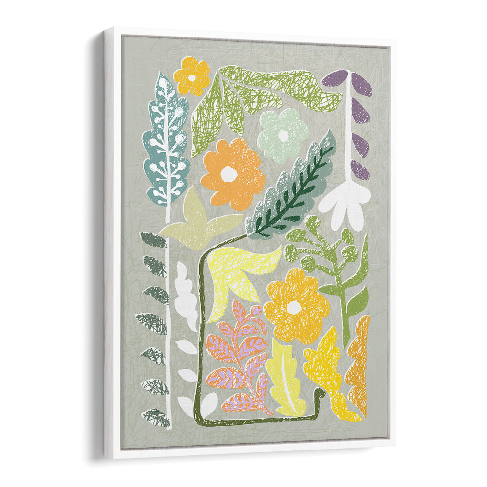 ABSTRACT FLORAL GARDEN