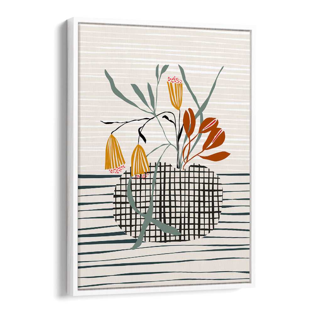 ABSTRACT FLORAL STILL LIFE