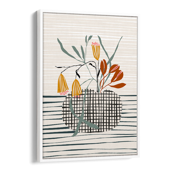 ABSTRACT FLORAL STILL LIFE