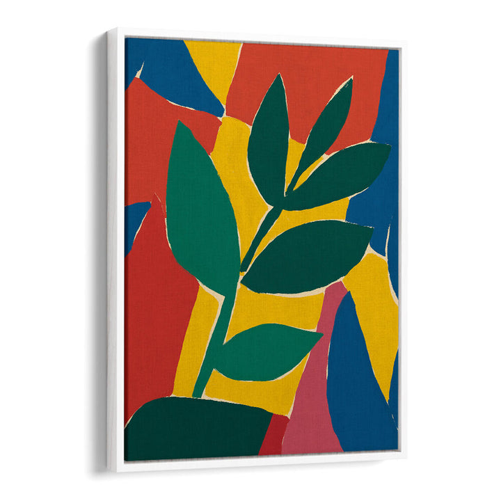 ABSTRACT LEAF HARMONY , FLORAL FLOWER PAINTINGS