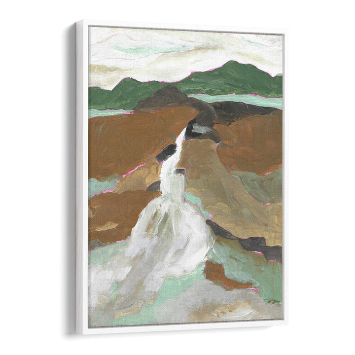 ABSTRACT MOUNTAIN WATERFALL