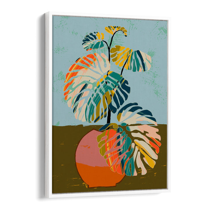 ABSTRACT TROPICAL MONSTERA