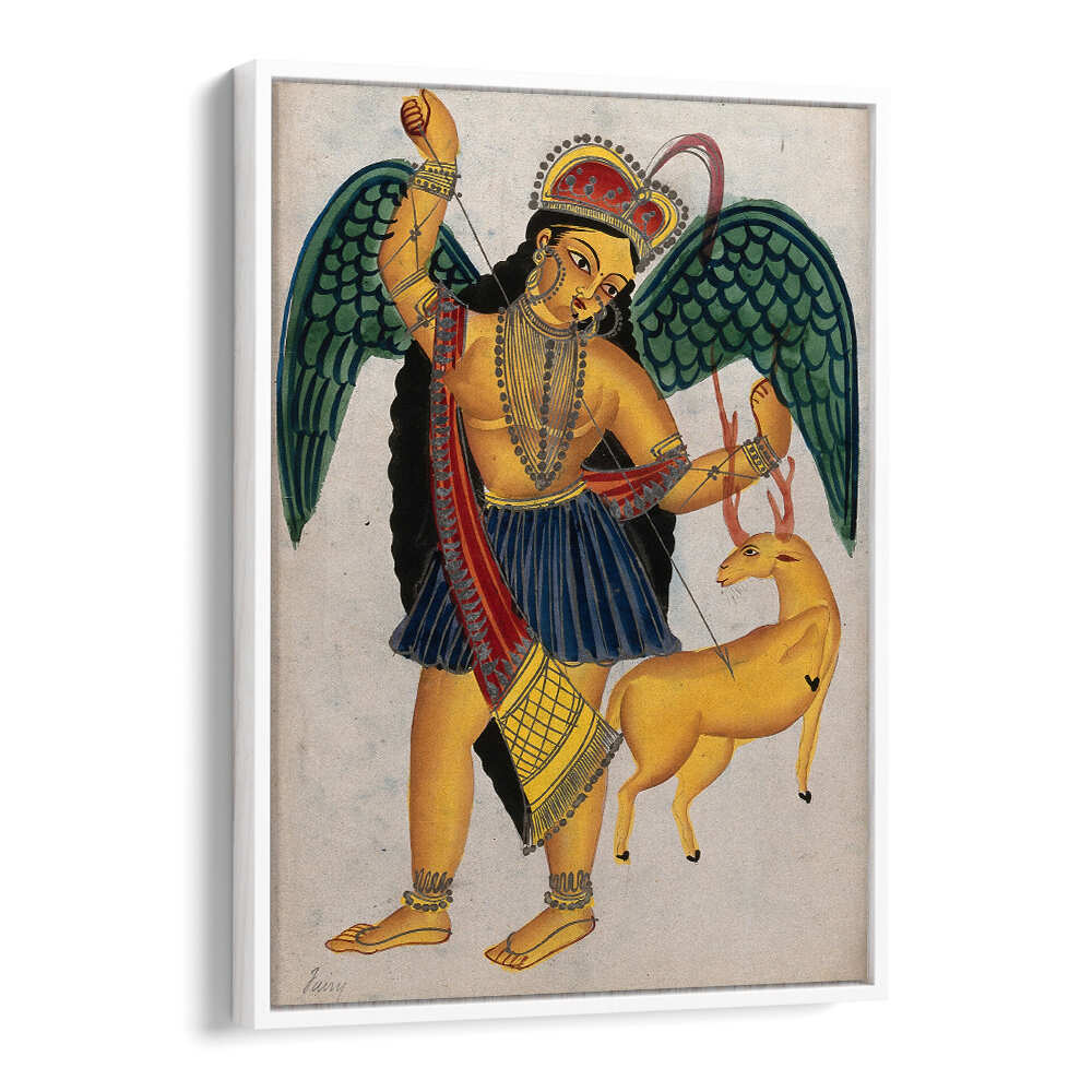 APSARA WITH PET DEER