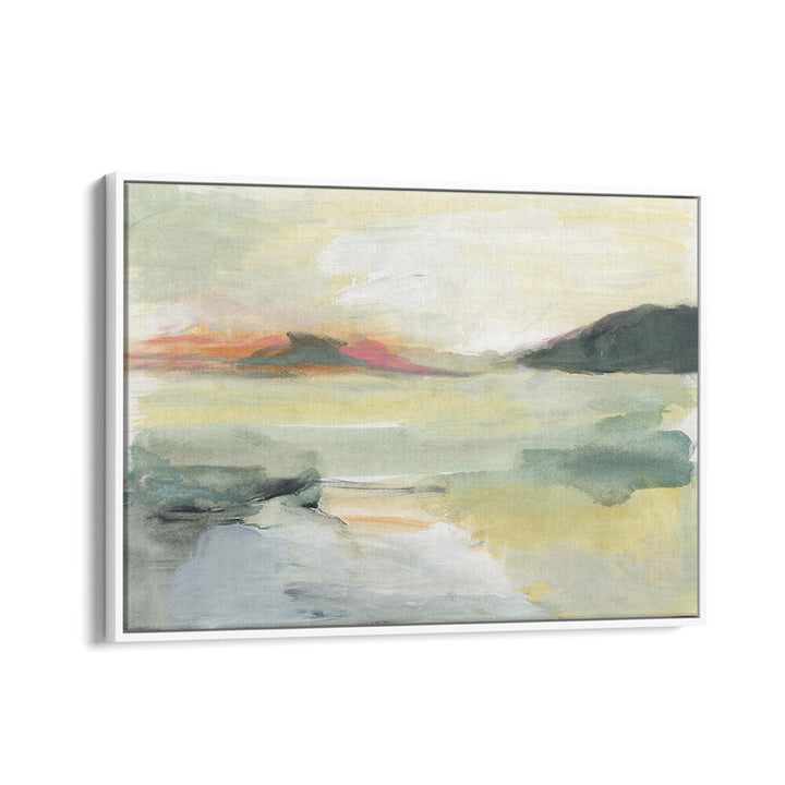 Serene AQUARELLE Landscape Paintings featuring soft hues, perfect for enhancing any space with tranquility.