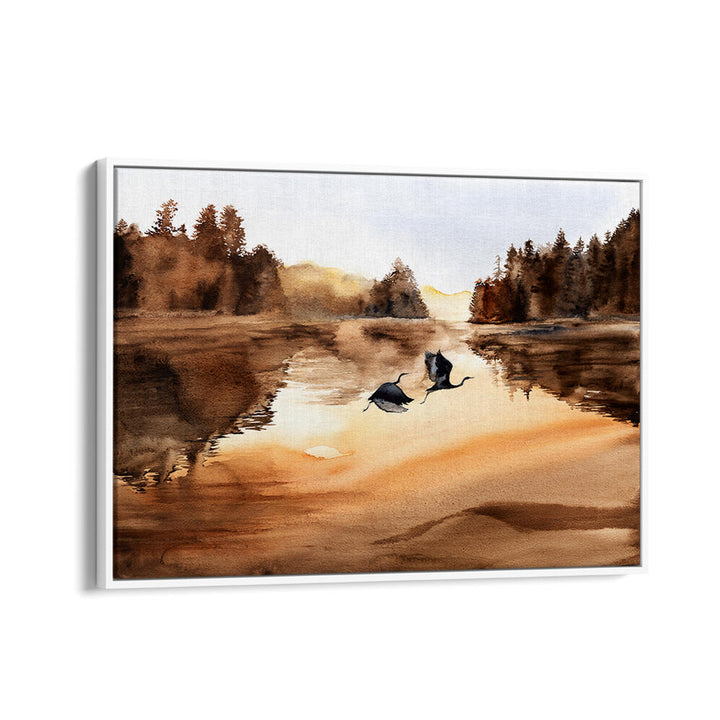 AUTUMN PASSAGE , LANDSCAPE PAINTINGS