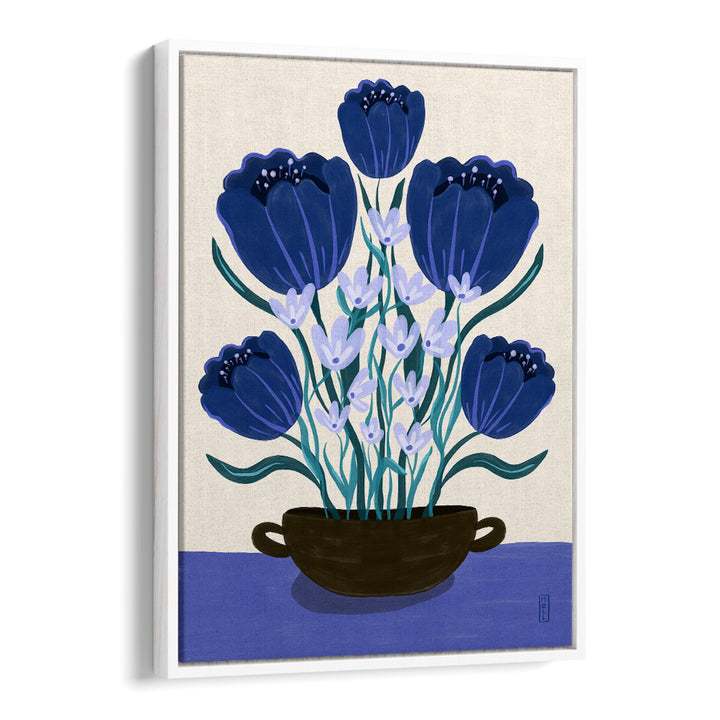BLUE FLORAL ARRANGEMENT