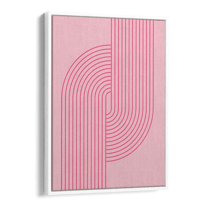 BAUHAUS BOHO PINK V , BOHO ART PAINTINGS