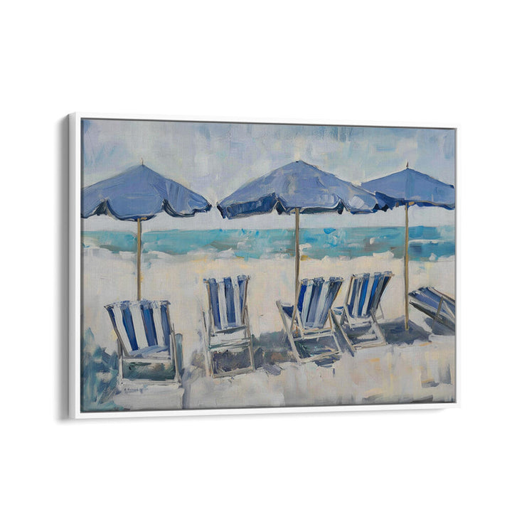 BEACH CHAIRS , BEACH PAINTINGS