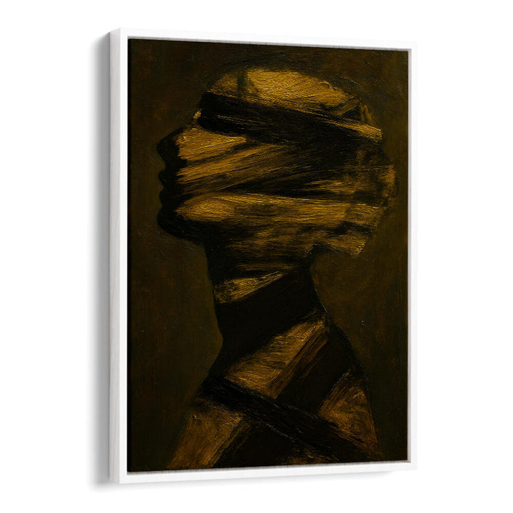 BLINDFOLDED WHISPER , EXPRESSIONISM PAINTINGS