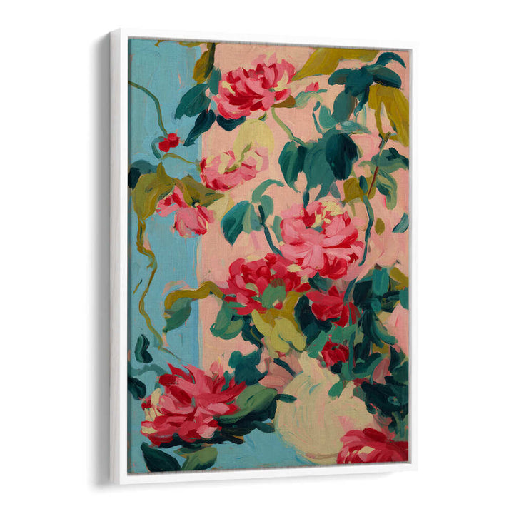 BLOOMING REVERIE I , FLORAL FLOWER PAINTINGS