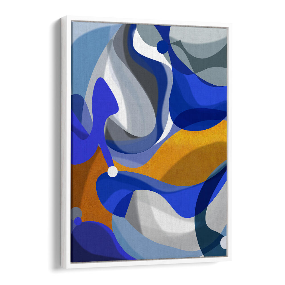 BLUE GOLDEN , ABSTRACT PAINTINGS