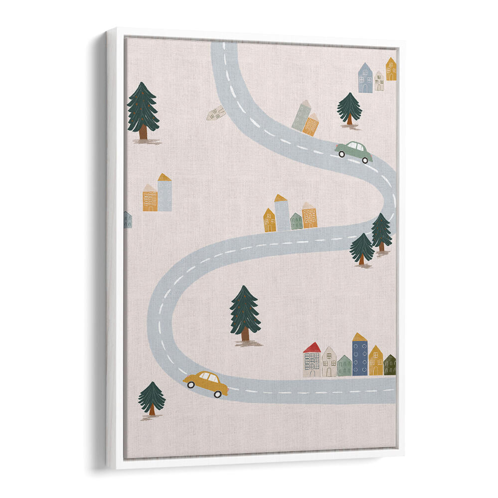 BLUE GREEN VILLAGE , KIDS ROOM PAINTINGS