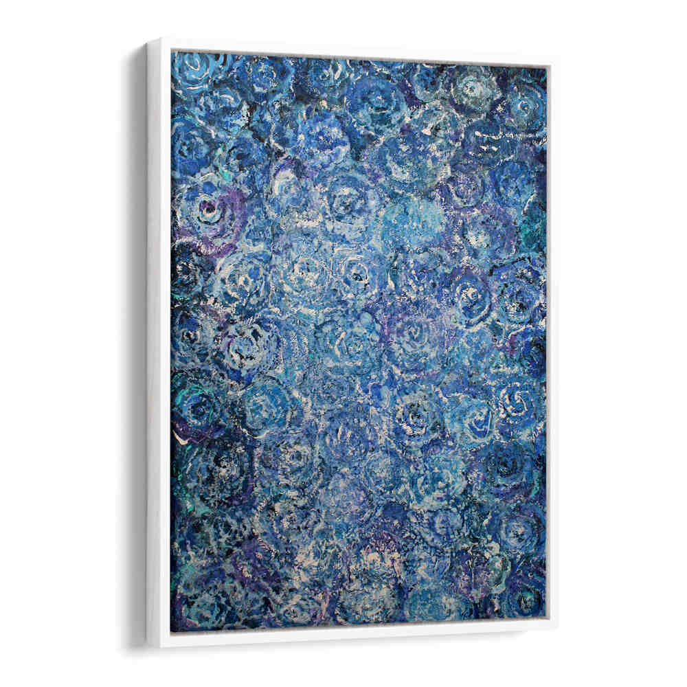 BLUE ROSES , FLORAL FLOWER PAINTINGS