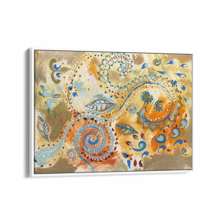 BOHEMIAN PATTERN I , BOHO ART PAINTINGS