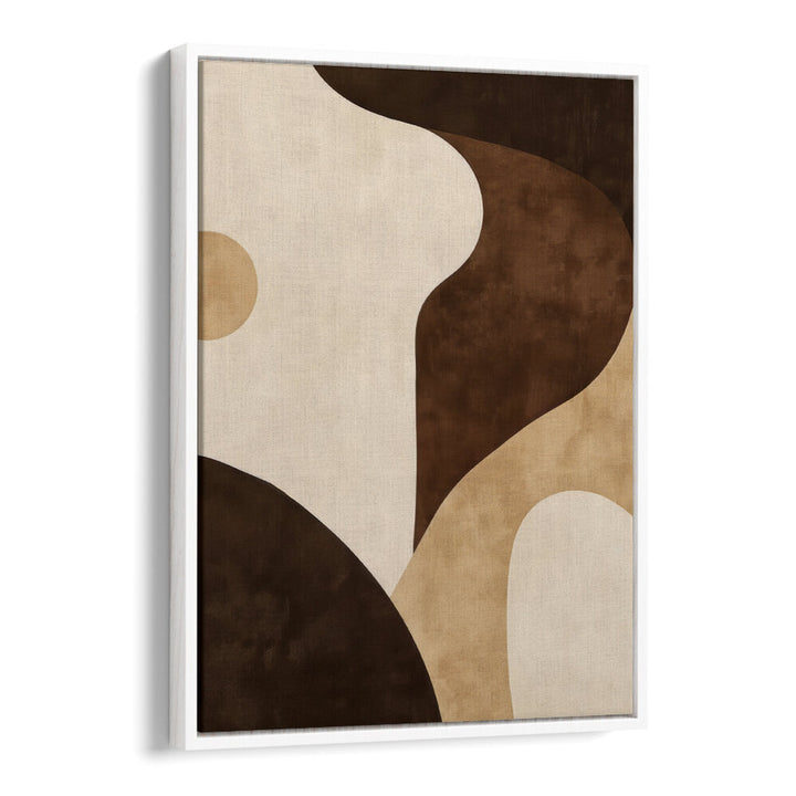 BROWN TONES GEOMETRIC II , BOHO ART PAINTINGS