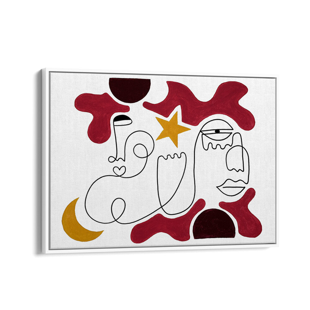 Celestial Dream Line Art Print | Modern Minimalist Wall Art