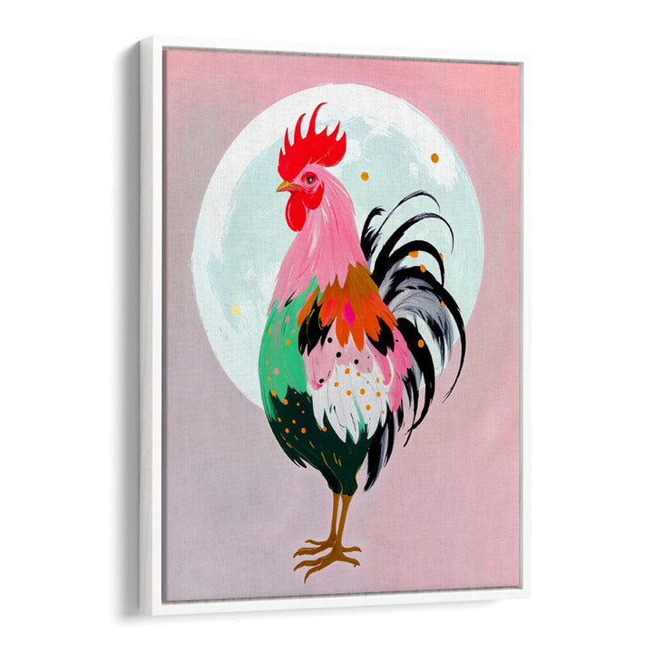 CHARM NEVER HURT A ROOSTER , ANIMAL PAINTINGS