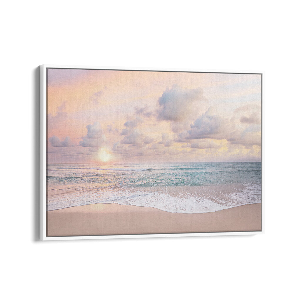 CLOUDY SUNSET , BEACH PAINTINGS