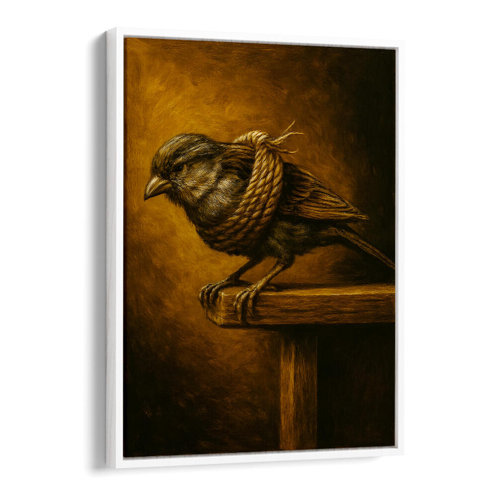 COILED PATIENCE , EXPRESSIONISM PAINTINGS