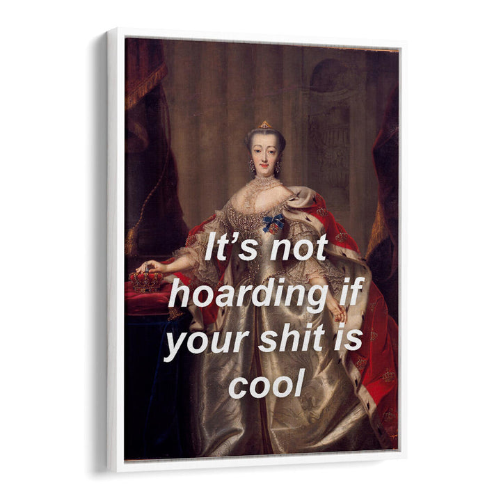 COMBINES CLASSICAL PORTRAITURE , ALTERED ART PRINTS