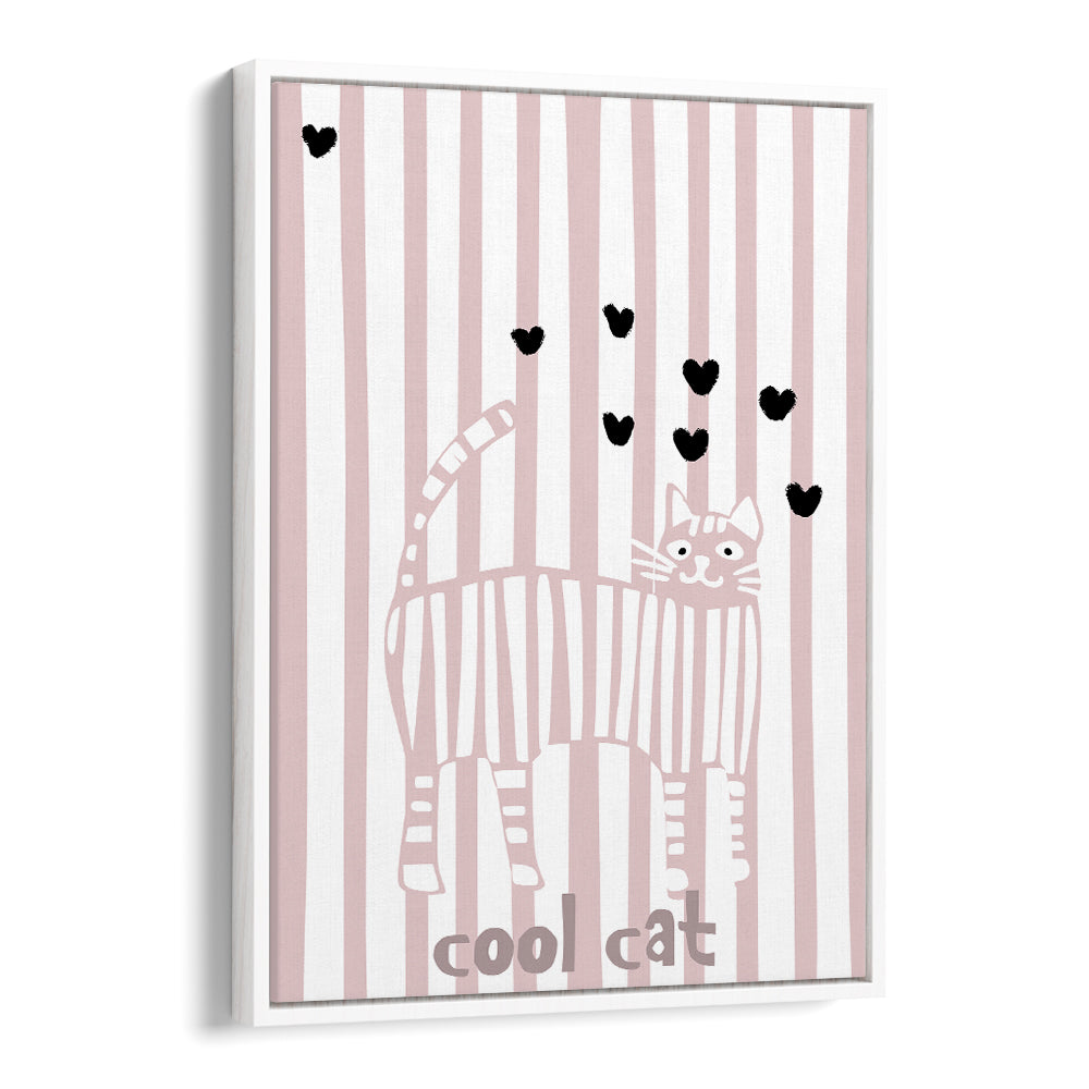 COOL CAT WITH HEARTS