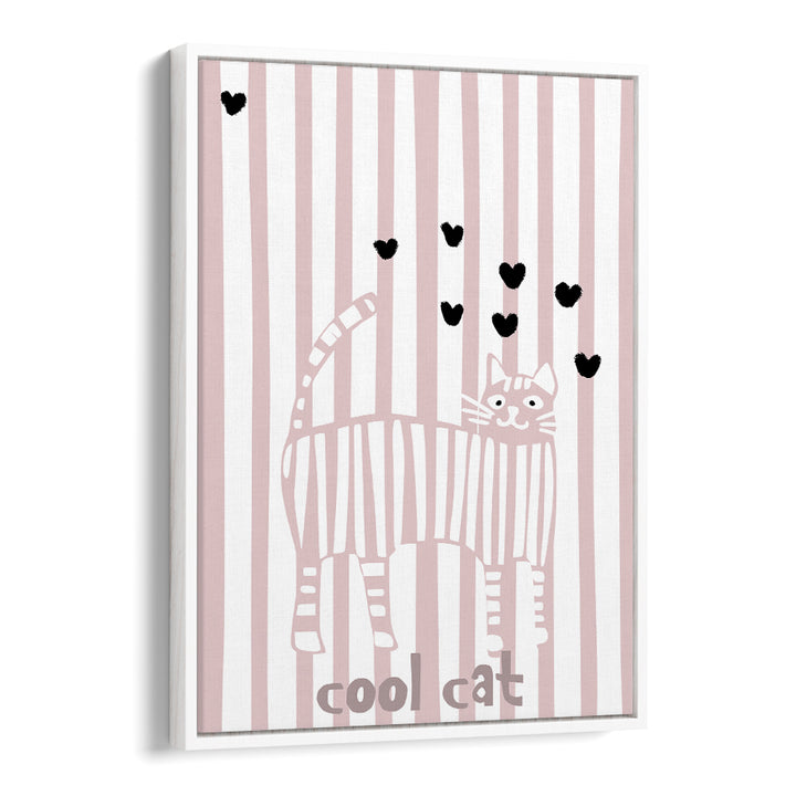 COOL CAT WITH HEARTS