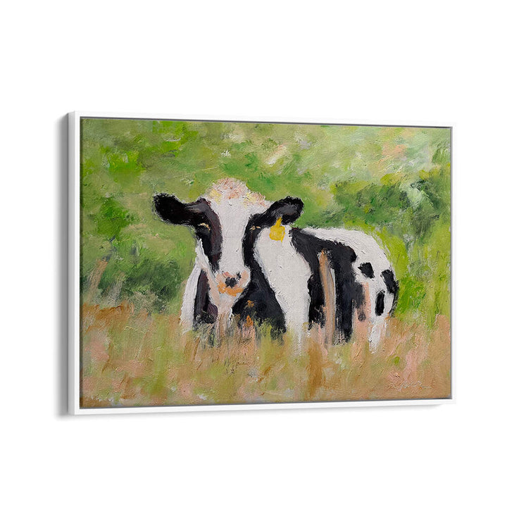 COVERED IN CLOVER , ANIMAL PAINTINGS