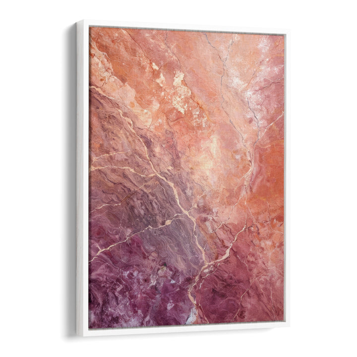 Rich crimson and earthy textures in CRIMSON EARTH VEINS, ABSTRACT PAINTINGS, perfect for enhancing home decor.