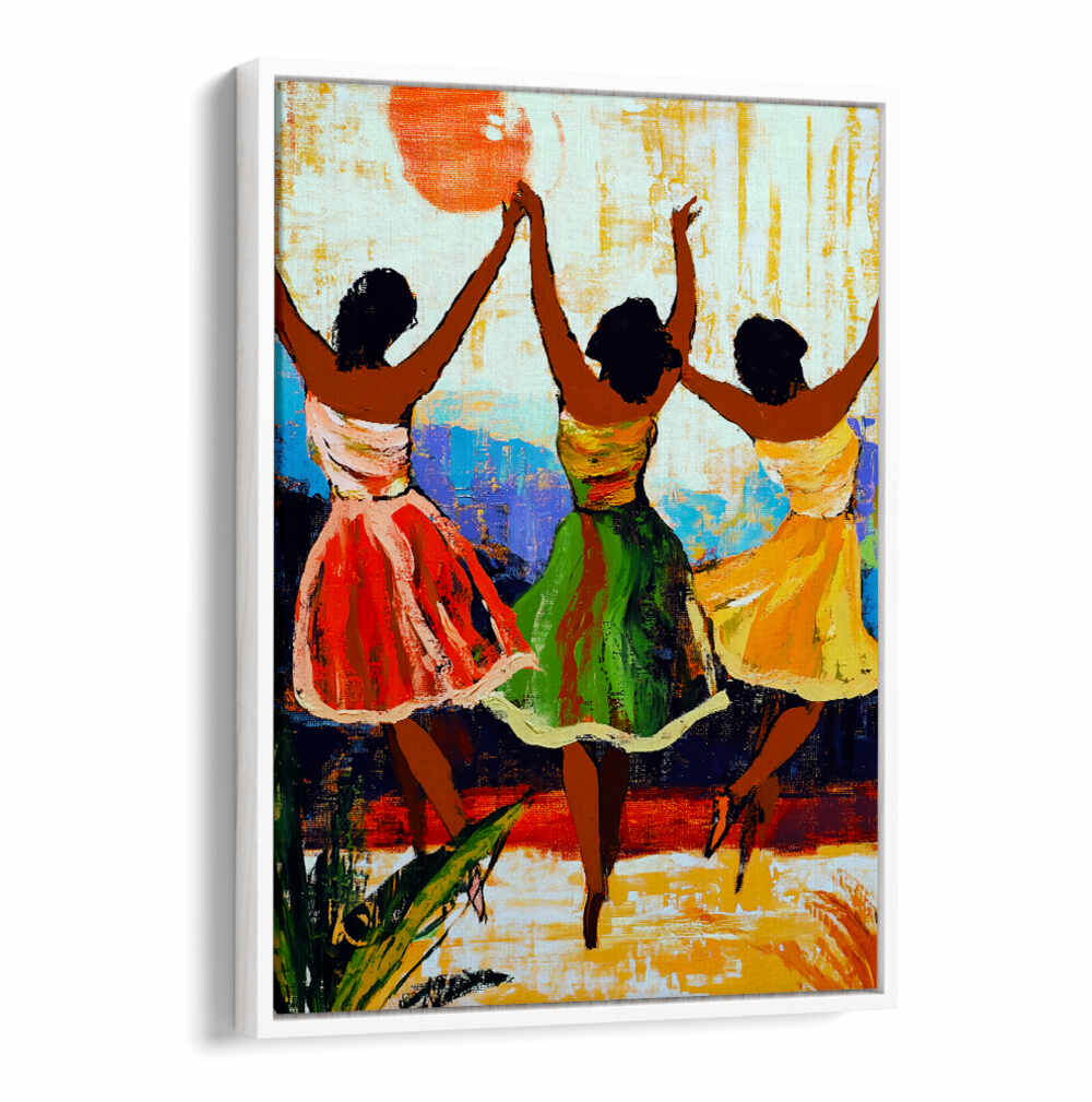 DANCING WOMEN , PORTRAITS & FIGURATIVE ILLUSTRATIONS