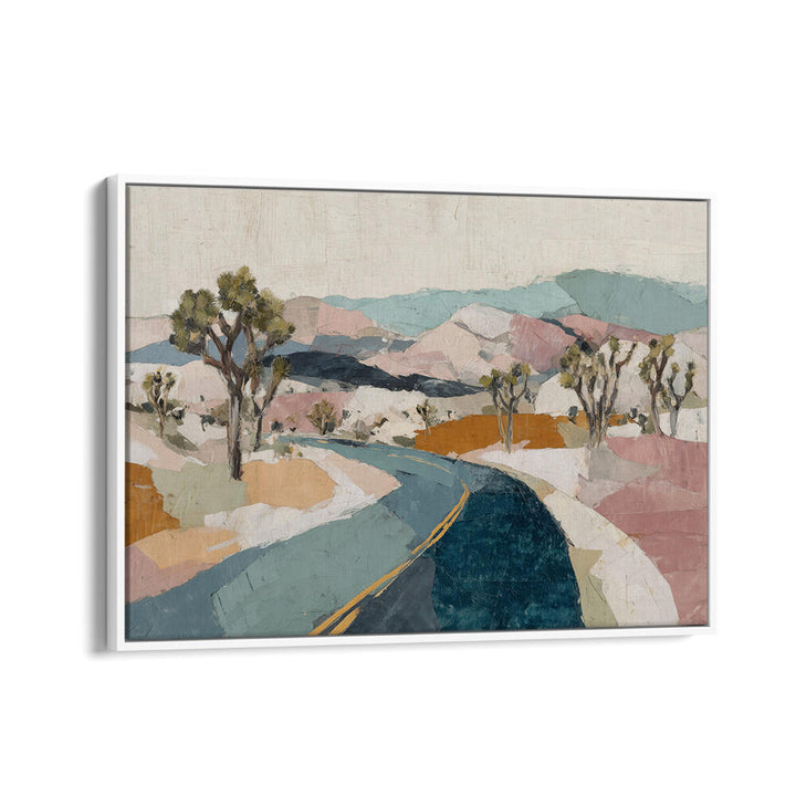 DESERT HIGHWAY THROUGH JOSHUA TREES