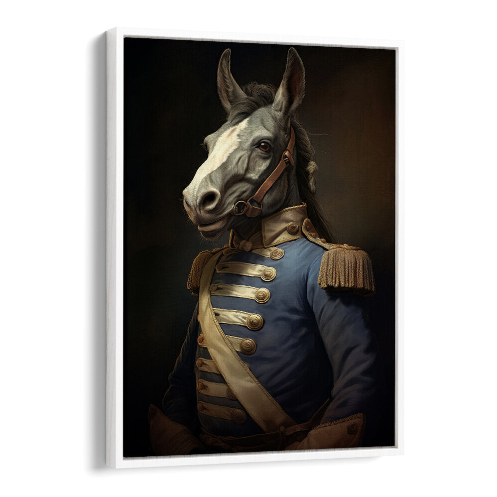 DONKEY IN COSTUME I , ANIMAL PAINTINGS