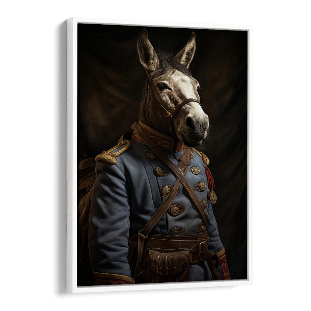 DONKEY IN COSTUME II , ANIMAL PAINTINGS