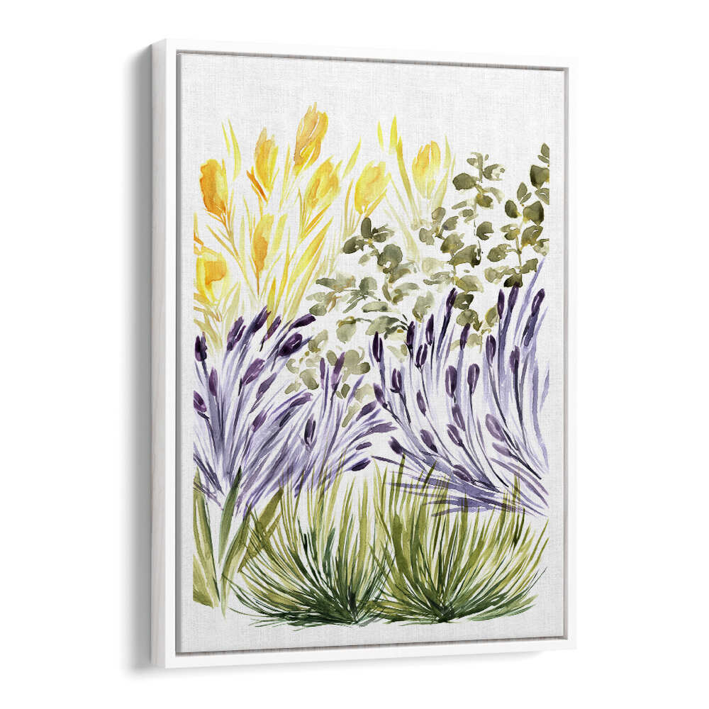 ELISA'S GARDEN RIGHT , FLORAL FLOWER PAINTINGS