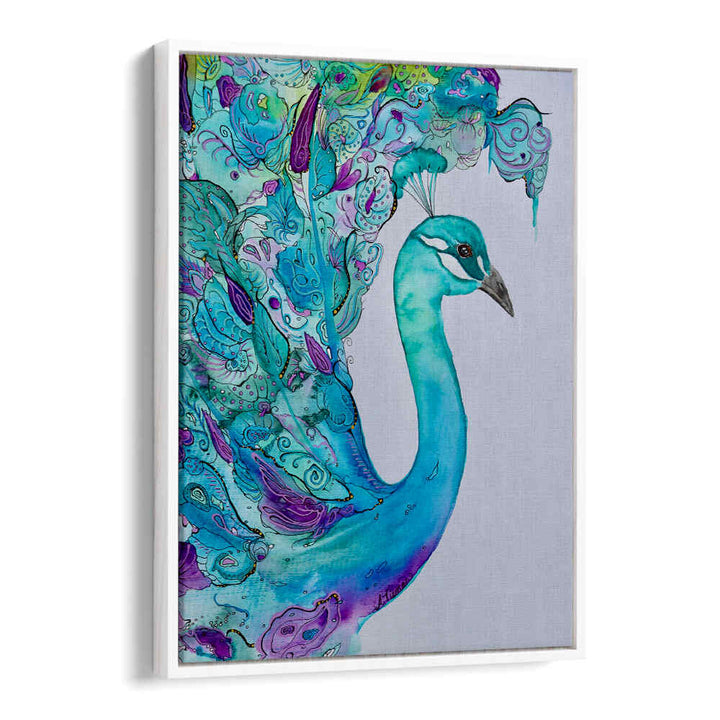 Captivating EMERALD PEACOCK, ANIMAL PAINTINGS, adding vibrant elegance to your walls and transforming your space.