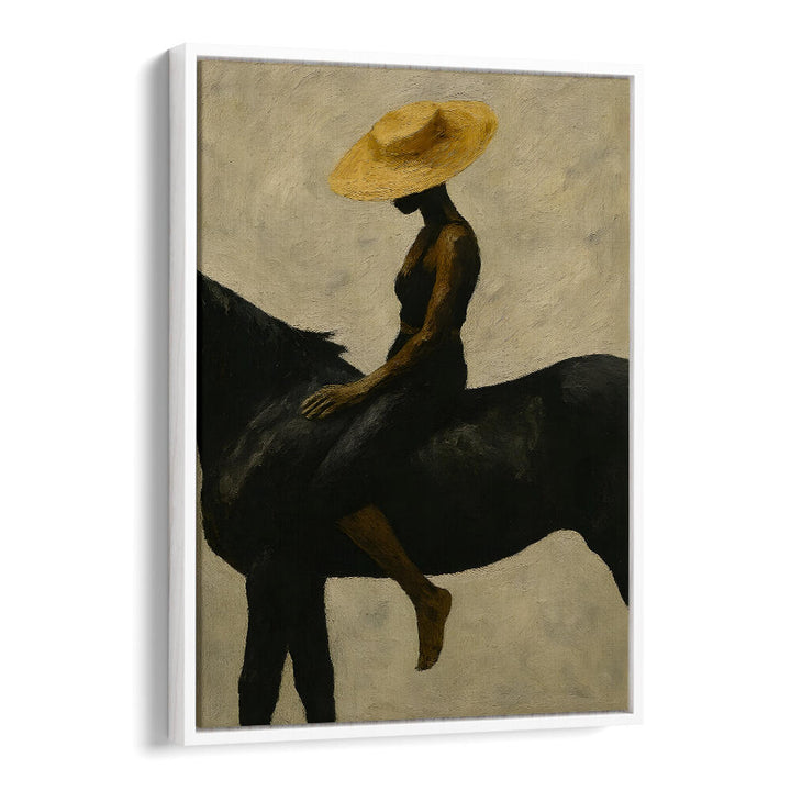 EQUESTRIAN REVERIE , EXPRESSIONISM PAINTINGS
