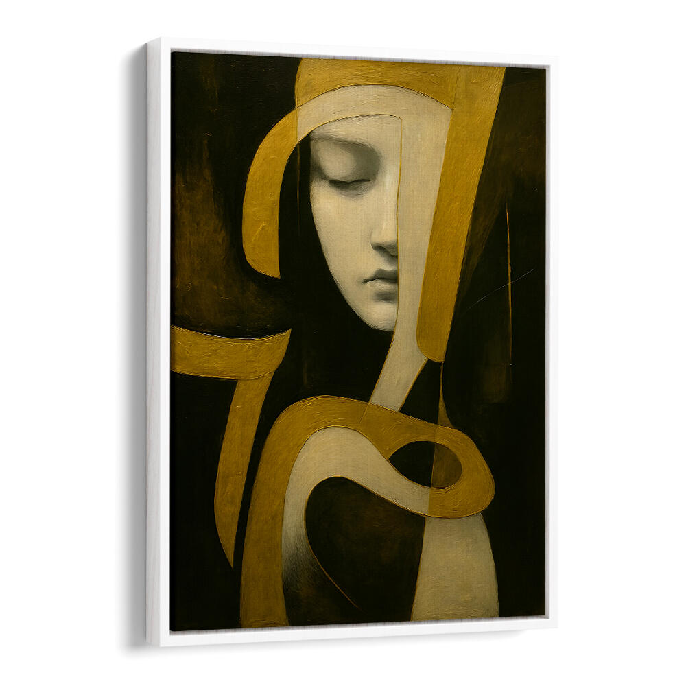 EYES HALF CLOSED , EXPRESSIONISM PAINTINGS