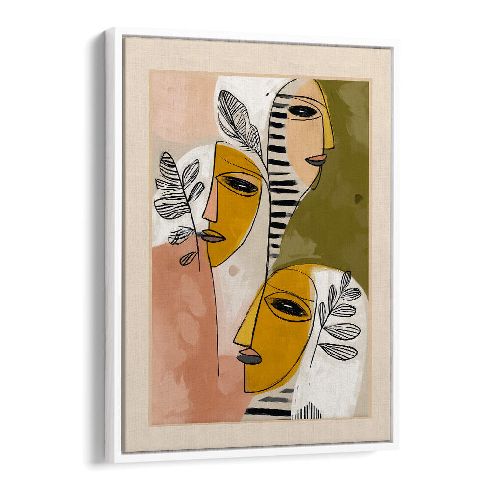 FACES OF THE GARDEN , ABSTRACT PAINTINGS
