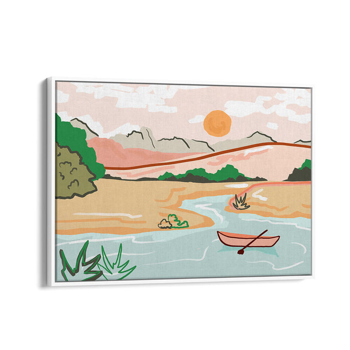 FLOATING THROUGH LIFE LIKE THIS , LANDSCAPE PAINTINGS