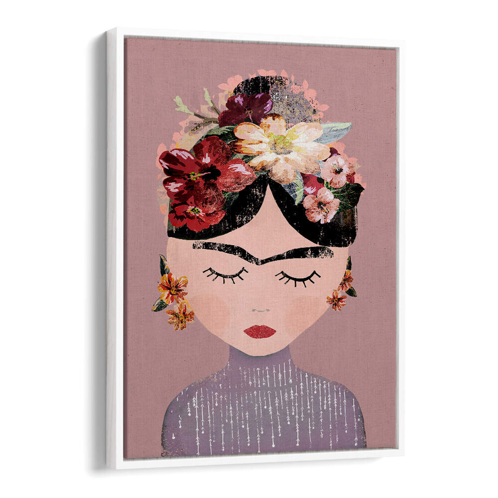 FLORAL SERENITY , PORTRAITS & FIGURATIVE ILLUSTRATIONS
