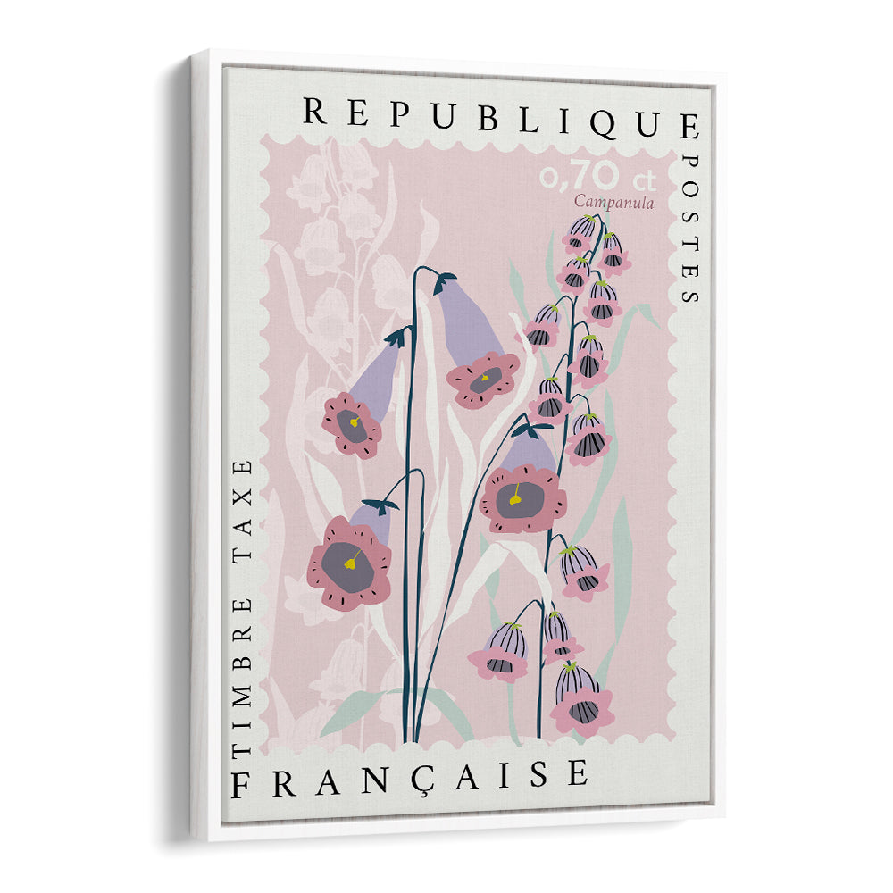 FRENCH FLORAL POSTAGE STAMP