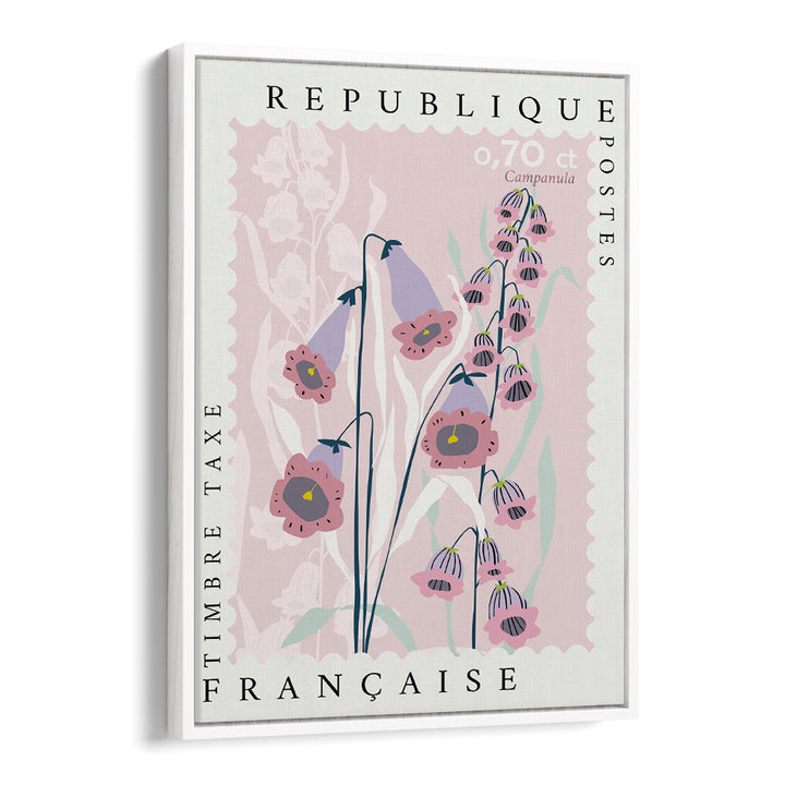 FRENCH FLORAL POSTAGE STAMP