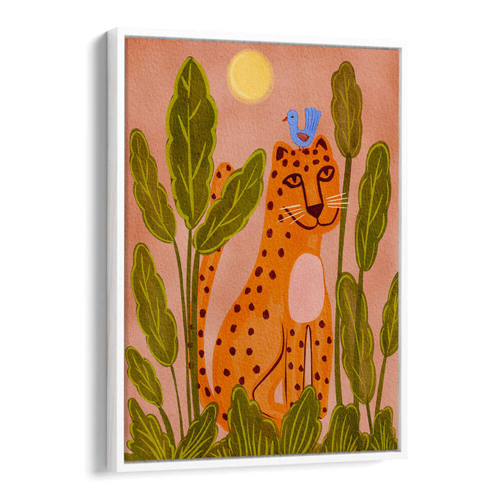 FRIENDLY LEOPARD & BIRD