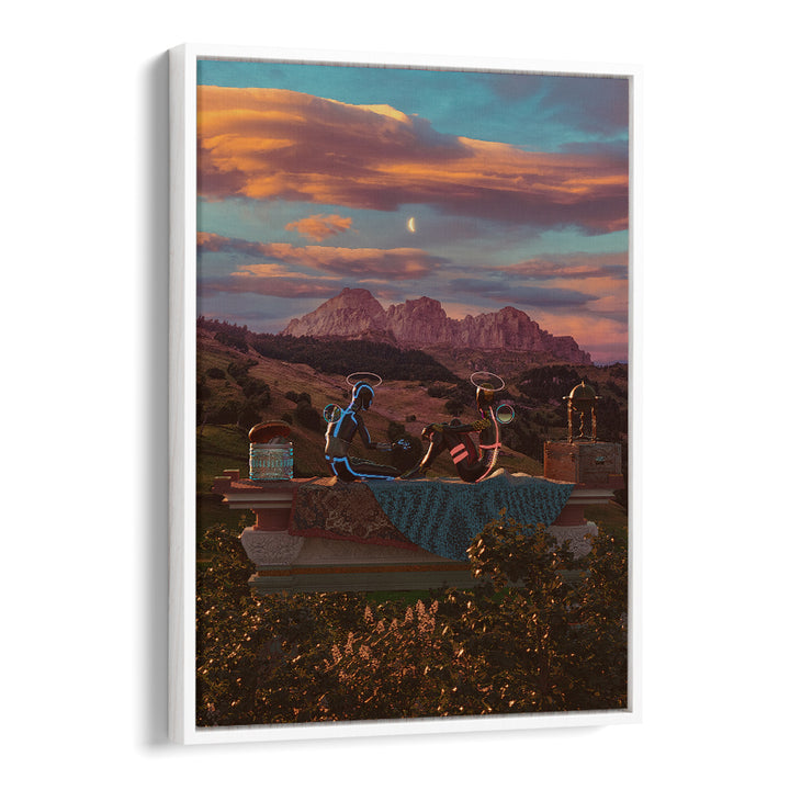 GLOWING FIGURES SUNSET DREAM