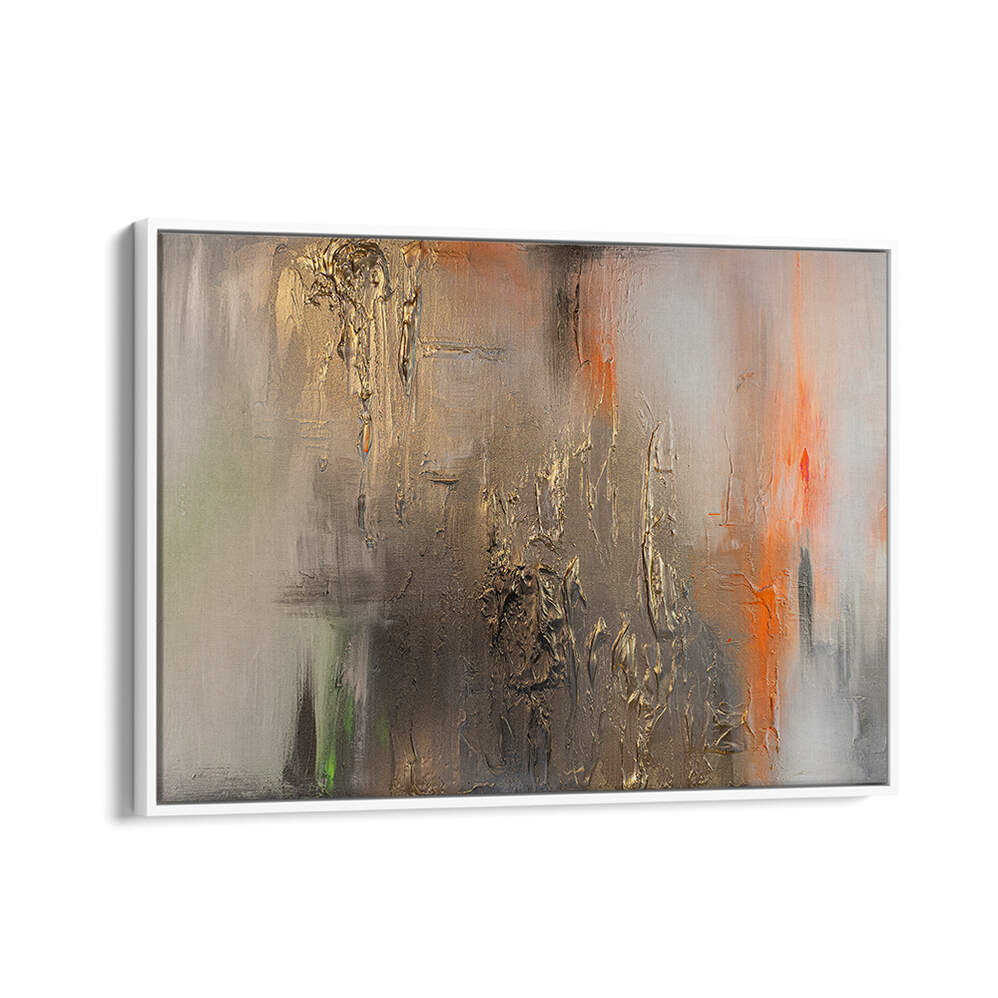 GOLD DESCENT , ABSTRACT PAINTINGS